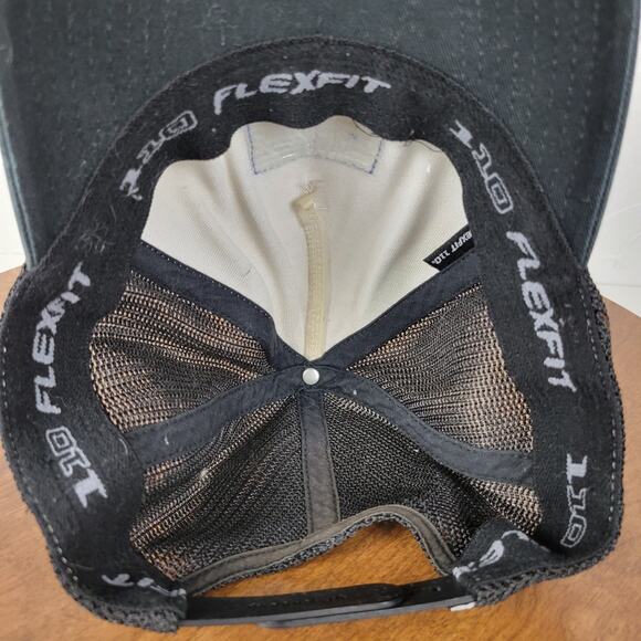 The North Face Keep It Patched Trucker Hat White Black Flexfit Tech 110 Snapback - Picture 10 of 12